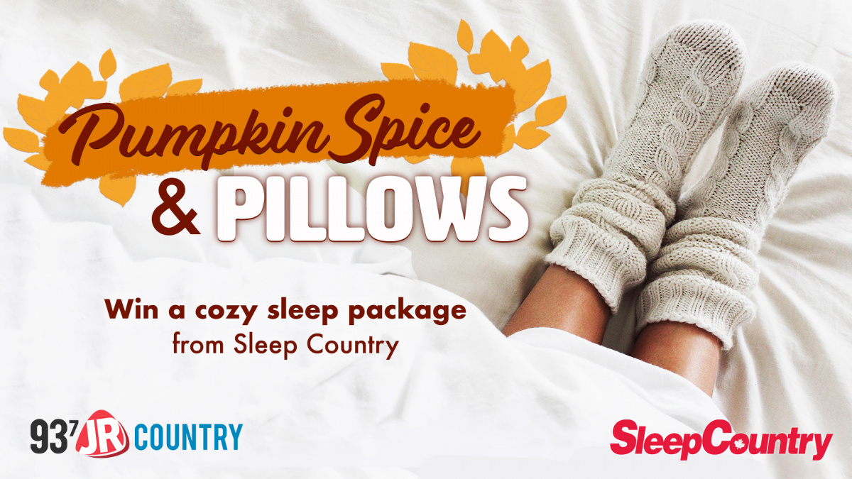 Pumpkin Spice + Pillows with Sleep Country