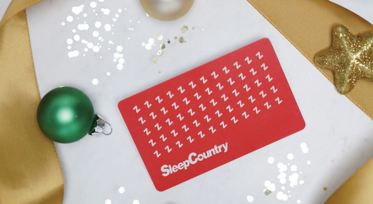 Win a $200 Sleep Country Gift Card for the holidays!