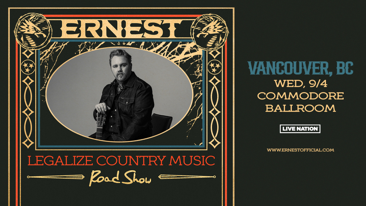 Win tickets to see ERNEST! | 93.7 JR Country